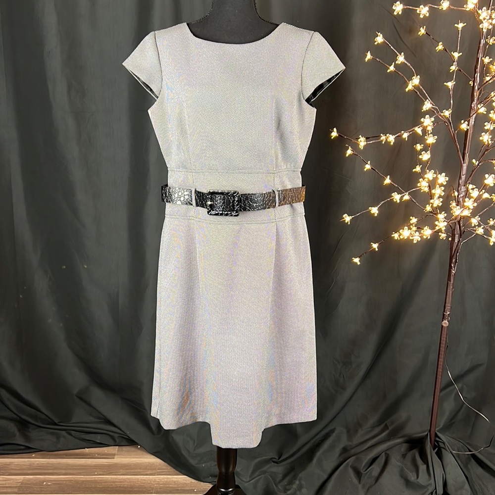 Karin Stevens Black/White Dress NWOT